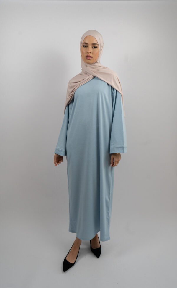Breezy Elegance Dress Light Blue